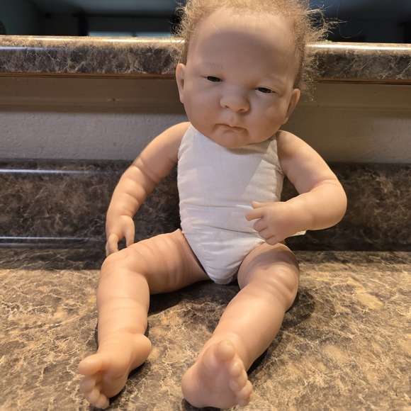 Berenguer Other - 17" Reborn Berenguer Baby Doll Weighted With Cloth Body Around 3.2 Lbs 03-05